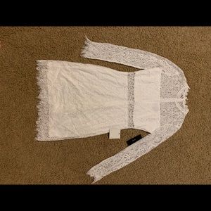 Lulu’s Lace LS dress NEW with tags